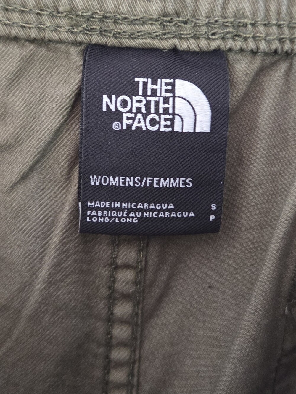 The North Face Pull-On Olive Green Drawstring Shorts Size S - Picture 2 of 9